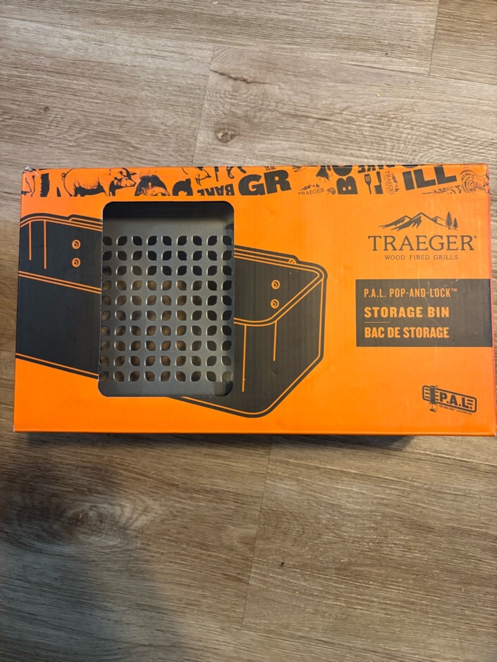 Traeger P.A.L. Pop-And-Lock Grill Storage Bin/ Model BAC653